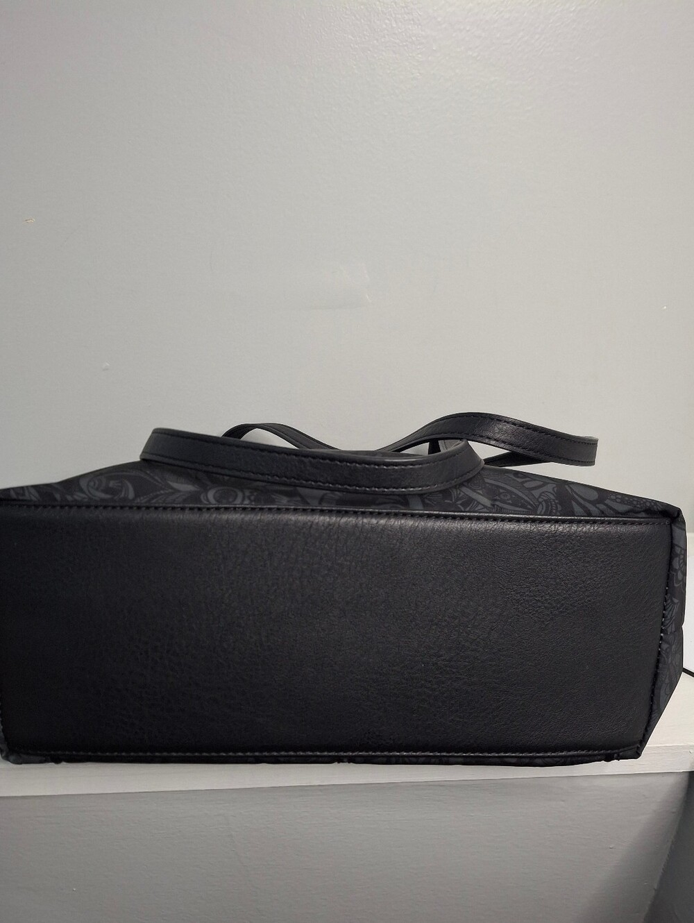 Sakroots Tote Bag & Owl Print Wallet Crossbody Set Black Floral Like New - Picture 4 of 7